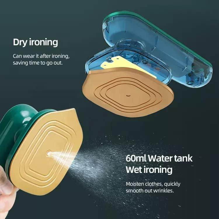 Portable Mini Travel Iron Steamer – Dry & Wet Use | Compact & Powerful | For Home & Travel - Ehaanza