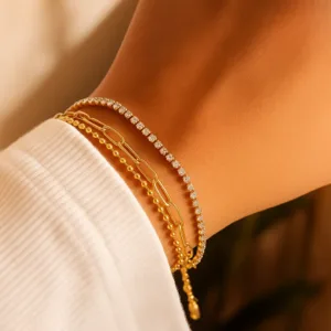 20250831_0205_Elegant Gold Bracelets_remix_01k3yaz04zej4v7gwmyd0tvrfp - Ehaanza